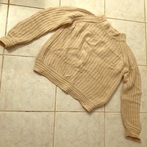 MaxMara Sportmax knit sweater; Soft in bone color.